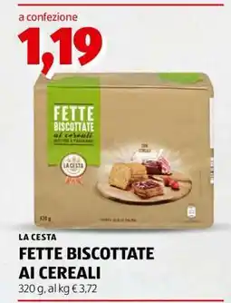 ALDI FETTE BISCOTTATE AI CEREALI offerta