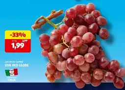 ALDI Uva Red Globe offerta