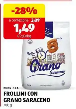 ALDI BUON'ORA FROLLINI CON GRANO SARACENO offerta