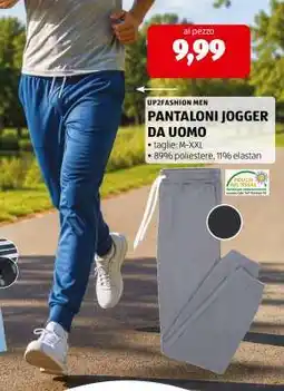 ALDI PANTALONI JOGGER DA UOMO offerta