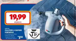 ALDI PULITORE A VAPORE PORTATILE offerta