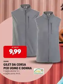 ALDI GILET DA CORSA PER UOMO E DONNA offerta