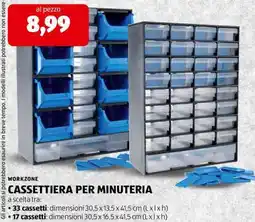 ALDI CASSETTIERA PER MINUTERIA offerta
