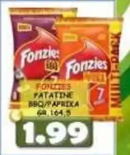 MercADone Fonzies Patatine BBQ/Paprika offerta