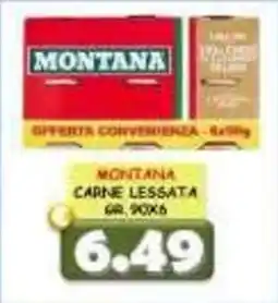 MercADone MONTANA CARNE LESSATA offerta