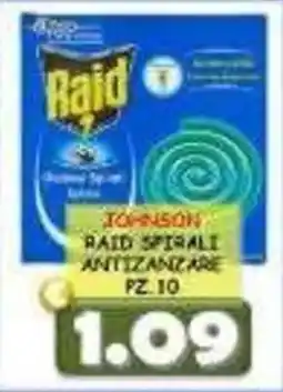 MercADone Johnson Raid Spirali Antizanzare offerta
