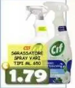MercADone Cif Sgrassatore Spray Vari offerta