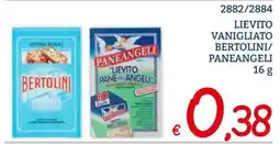 Zona Lievito vanigliato Bertolini/Paneangeli offerta