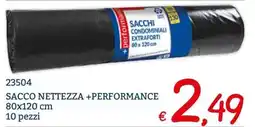 Zona SACCO NETTEZZA +PERFORMANCE offerta
