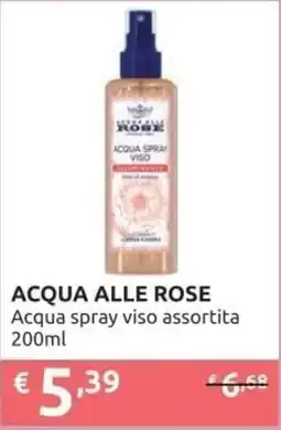 PiùMe ACQUA ALLE ROSE Acqua spray viso assortita offerta
