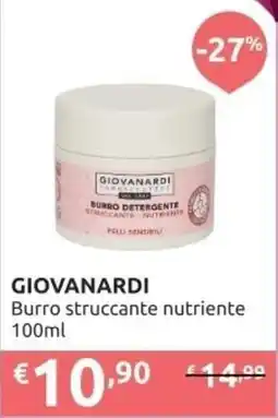PiùMe GIOVANARDI Burro struccante nutriente offerta