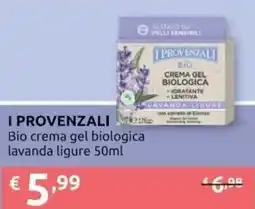 PiùMe I PROVENZALI Bio crema gel biologica lavanda ligure offerta