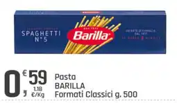 Supermercati Dok Pasta BARILLA Formati Classici offerta