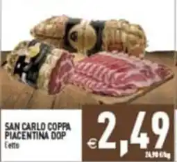 Pim Supermercati SAN CARLO COPPA PIACENTINA DOP offerta