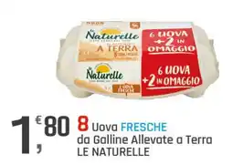 Supermercati Dok Uova FRESCHE da Galline Allevate a Terra LE NATURELLE offerta