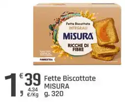 Supermercati Dok Fette Biscottate MISURA offerta