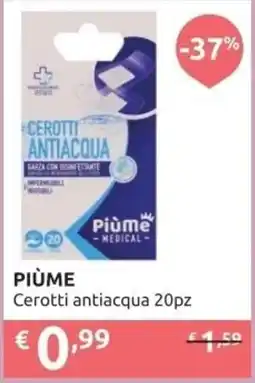 PiùMe Piùme Cerotti antiacqua offerta