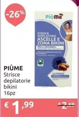 PiùMe PIÙME Strisce depilatorie bikini offerta