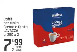 Supermercati Dok Caffè per Moka Crema e Gusto LAVAZZA offerta