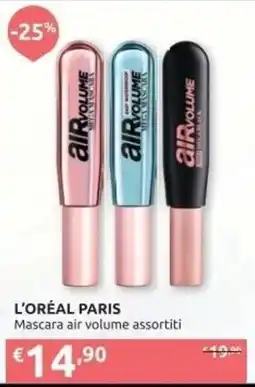 PiùMe L'ORÉAL PARIS Mascara air volume assortiti offerta