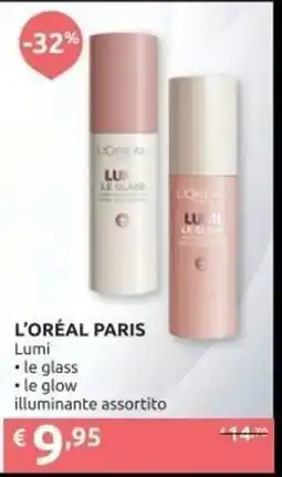 PiùMe L'ORÉAL PARIS Lumi le glass le glow illuminante assortito offerta