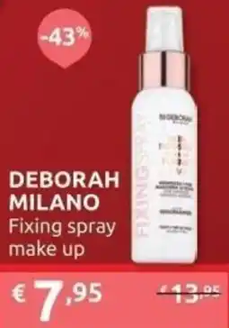 PiùMe DEBORAH MILANO Fixing spray make up offerta