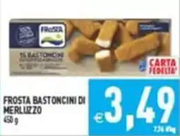 Pim Supermercati FROSTA BASTONCINI DI MERLUZZO offerta