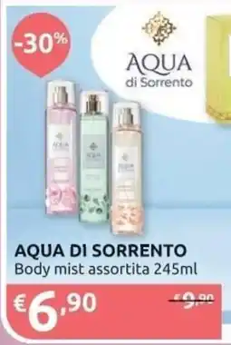 PiùMe Aqua di Sorrento Body mist assortita offerta