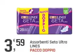 Supermercati Dok Assorbenti Seta Ultra LINES offerta