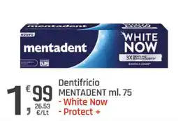 Supermercati Dok Dentifricio MENTADENT offerta
