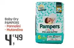 Supermercati Dok Pampers Baby-dry offerta
