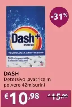 PiùMe Dash Detersivo lavatrice in polvere offerta
