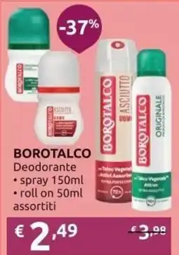 PiùMe Deodorante BOROTALCO offerta
