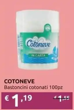 PiùMe Cotoneve Bastoncini cotonati offerta
