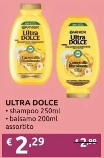 PiùMe Garnier Ultra Dolce offerta