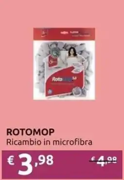 PiùMe ROTOMOP Ricambio in microfibra offerta