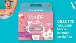 PiùMe Gillette venus spa breeze ricambio rasoio offerta