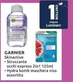 PiùMe GARNIER Skinactive Struccante occhi express 2in1 offerta