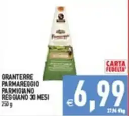 Pim Supermercati GRANTERRE PARMAREGGIO PARMIGIANO REGGIANO 30 MESI offerta