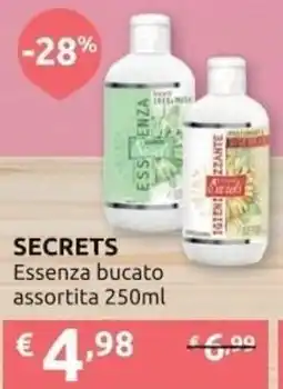 PiùMe Secrets Essenza bucato assortita offerta