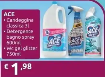 PiùMe ACE Candeggina classica offerta