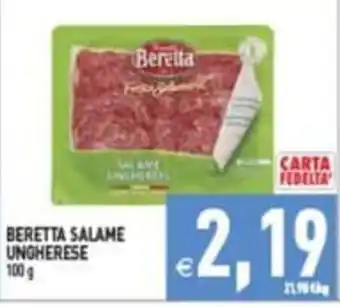 Pim Supermercati Beretta Salame Ungherese offerta