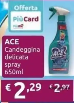 PiùMe ACE Candeggina delicata spray offerta