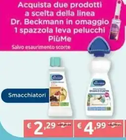 PiùMe Smacchiatori Dr. Beckmann offerta