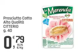 Supermercati Dok Prosciutto Cotto CITTERIO offerta