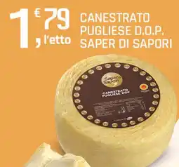 Supermercati Dok Canestrato Pugliese DOP Saper di Sapori offerta