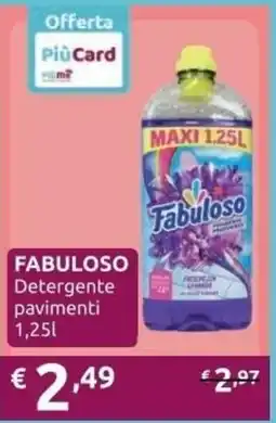 PiùMe Fabuloso Detergente pavimenti offerta