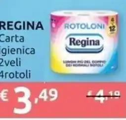 PiùMe Carta igienica Regina offerta
