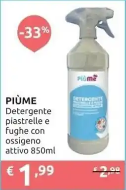 PiùMe PIÙME Detergente piastrelle e fughe con ossigeno attivo offerta