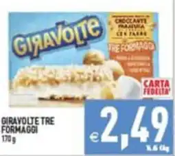 Pim Supermercati Giravolte Tre Formaggi offerta